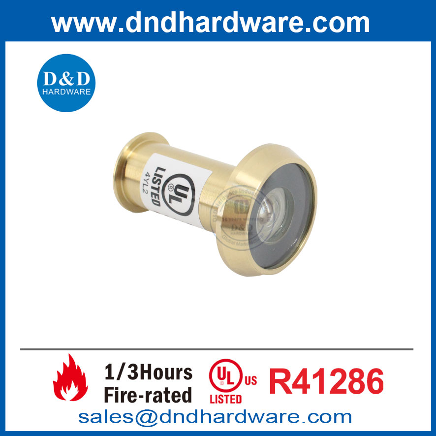 UL Fire Rated Lass Peephole Door Eye Eviewers для металлических дверей DDDV010