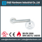 Ранг 304 Mitred Silver Lever Handle для наружных двойных дверей-DDTH025