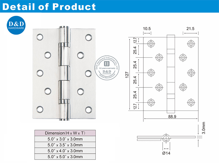 SS Ball Bearing Higher-D & D Аппаратное 