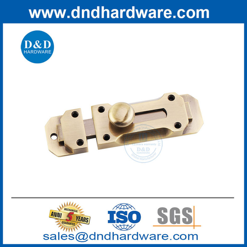 Antique Lass Hash Detie Duty Security Barrel Bolt в цинковом сплаве-DDDB025