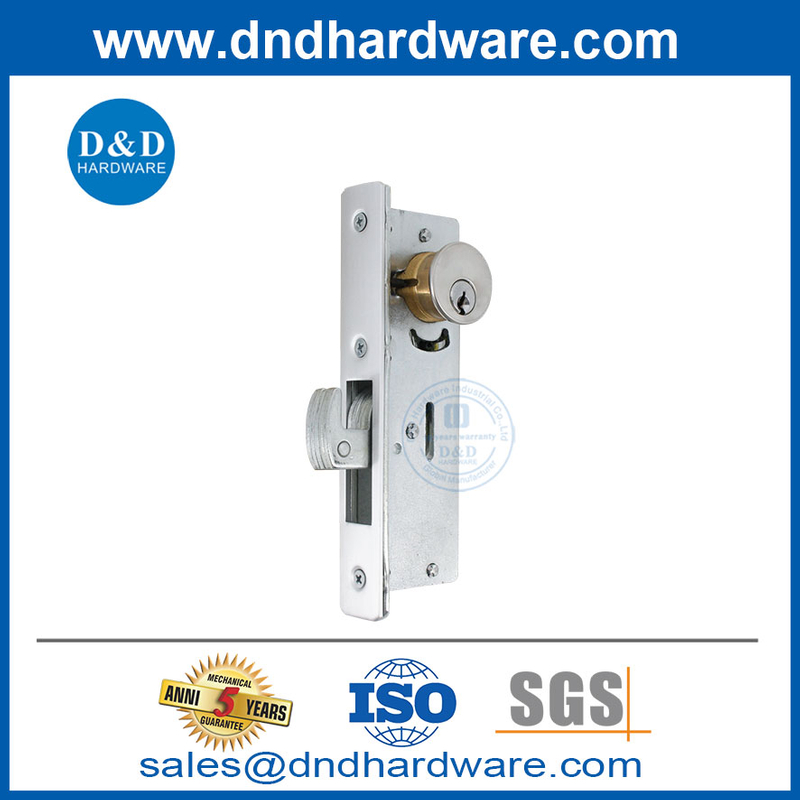 Дверная дверь из нержавеющей стали длинные тупиковые комплекты с Mortice Key Cylinders-DDML041