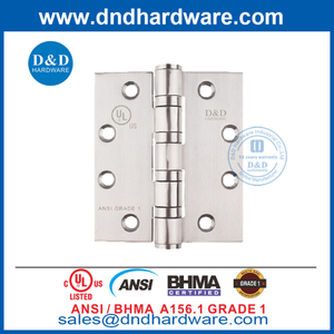 Пожаробезопасная петля ANSI / BHMA SS304 UL 4 BB Петля встык - 4,5x4,5x4,6 мм-4BB