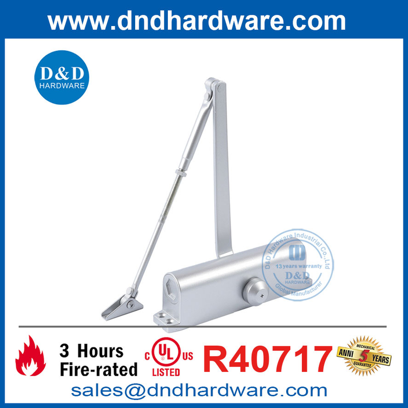 UL Fire Rated Top Jamb Push Side Installing тяжелая входная дверь ближе DDC040