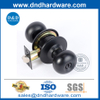 Цинк сплав Matt Black Ball Type Door Lock для внешней двери-ddlk068