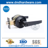 Производители блокировки сплавов цинка Matt Black Door Lever Lever с цилиндром-DDLK082
