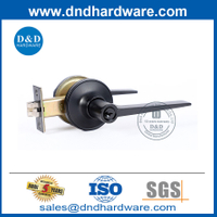 Цинковый сплав Matt Black Office Lockset с рычагом ручка-DDLK084