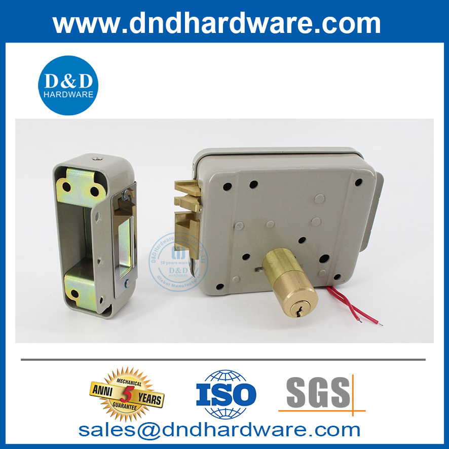 Smart Secute Security Lock Adware 12V Electric Rim Lock Producturers-DDRL044