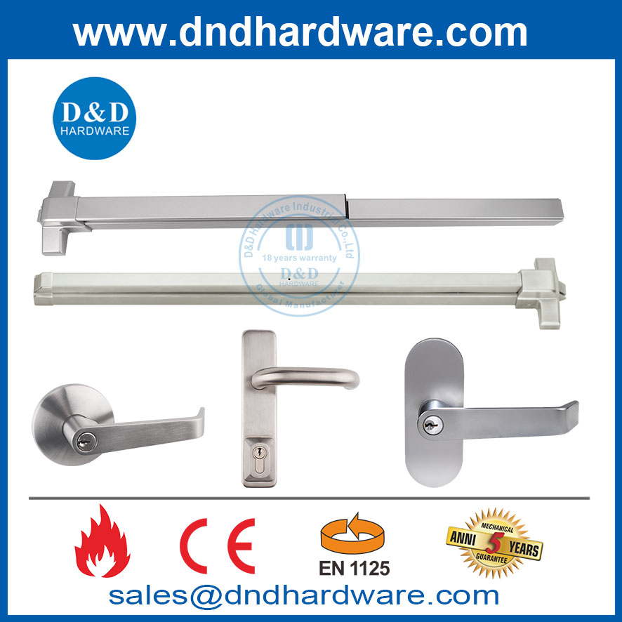 CE Fire Cared Expere Fire Door Device Device Паническая аппаратная аппаратная аппаратная толкать Cross Bar-DDPD049