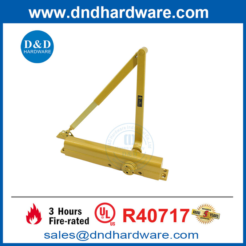 UL Fire Rated Dective Action En1-en6 Деревянная дверь Весна ближе к DDDC059DA