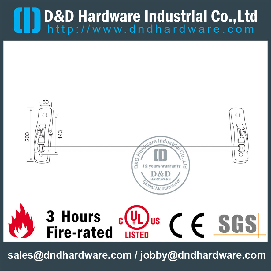 SS304 Panic Bar Controlled-DDPD009