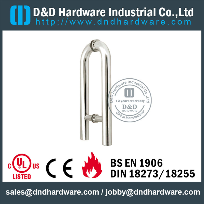 Марка 316 Pull Handle для передней стеклянной двери с отделкой из зеркала -DDPH010