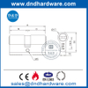 Цилиндр с двойным замком евро сатинированной латуни EN1303 для внутренней двери-DDLC003