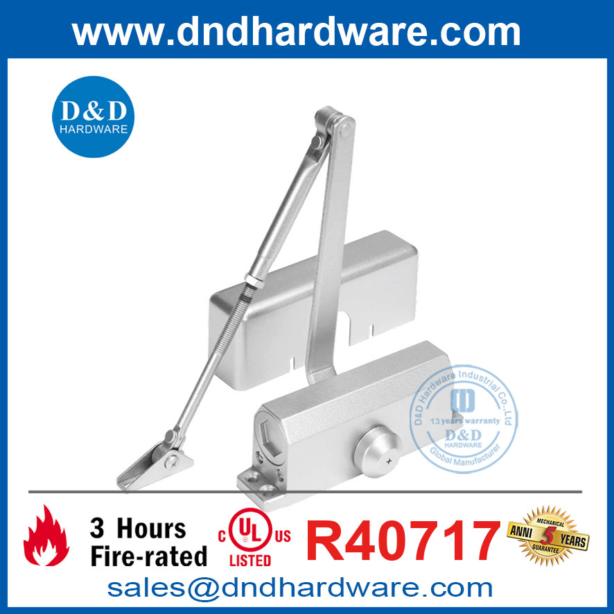Casting Aluminum Security Securite UL Сертифицированная внешняя дверь пожарной дверь ближе DDDC012