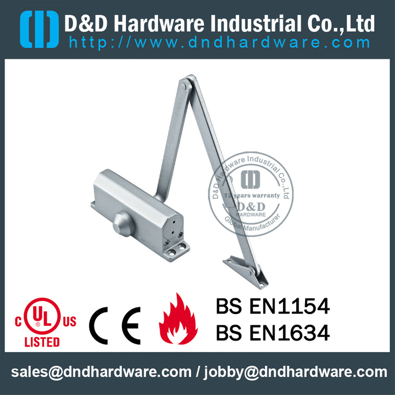 Алюминиевый сплав Классический сверхмощный дверной доводчик с сертификатом CE для наружной двери DDDC-61