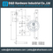 Замок с защелкой из нержавеющей стали с CE для деревянной двери -DDML5572LB